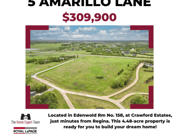 5 Amarillo Lane – Edenwold Rm No. 158
