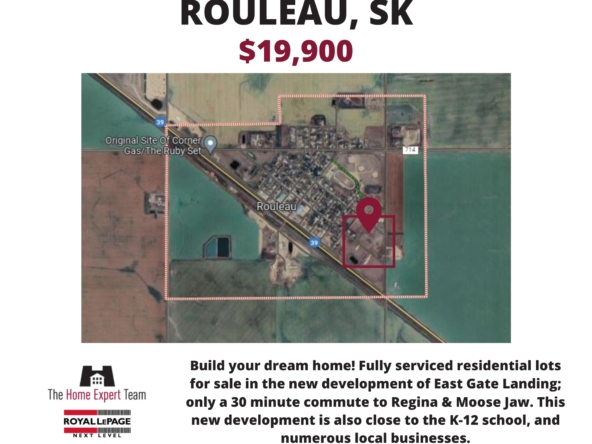 D’Arcy Street Lots – Rouleau, Sask
